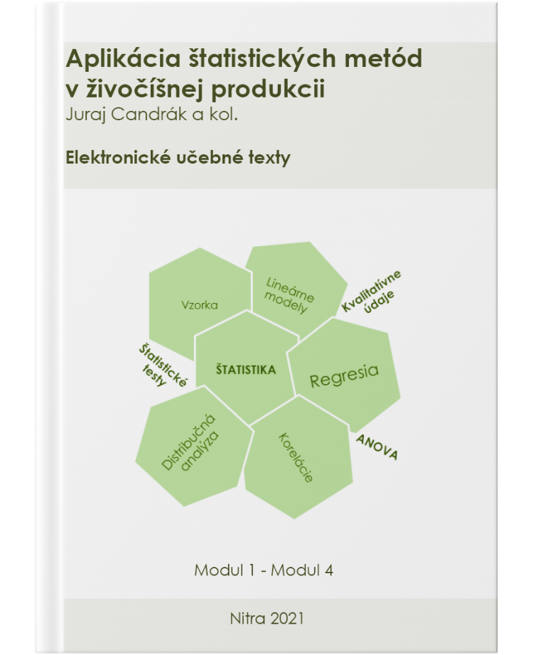 Aplikácia štatistických metód v živočíšnej produkcii