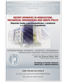 Recent Advances In Agriculture, Mechanical Engineering And Waste Policy - Proceedings of Scientific Conference 2023