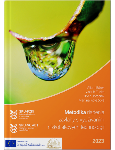 Metodika riadenia závlahy s využívaním nízkotlakových technológií