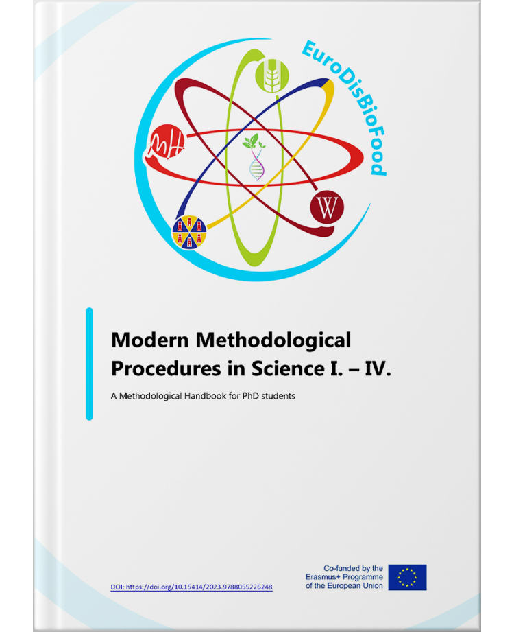 EuroDisBioFood - Modern Methodological Procedures in Science I. and IV. - Book of Methodologies for PhD students