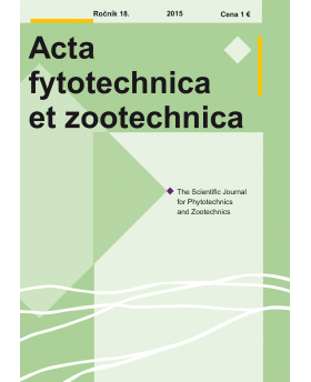 Acta Fytotechnica et Zootechnica
