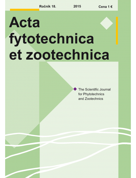 Acta Fytotechnica et Zootechnica