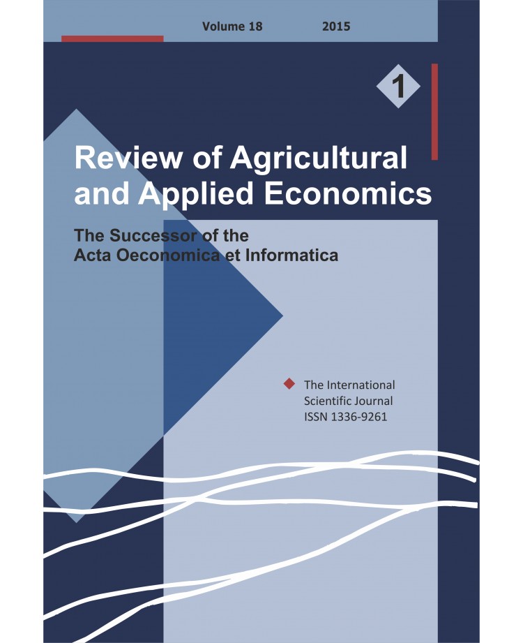 Review of Agricultural and Applied Economics