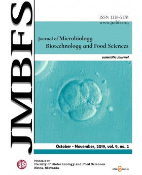 Journal of Microbiology, Biotechnology and Food Sciences
