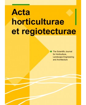 Acta Horticulturae et Regiotecturae