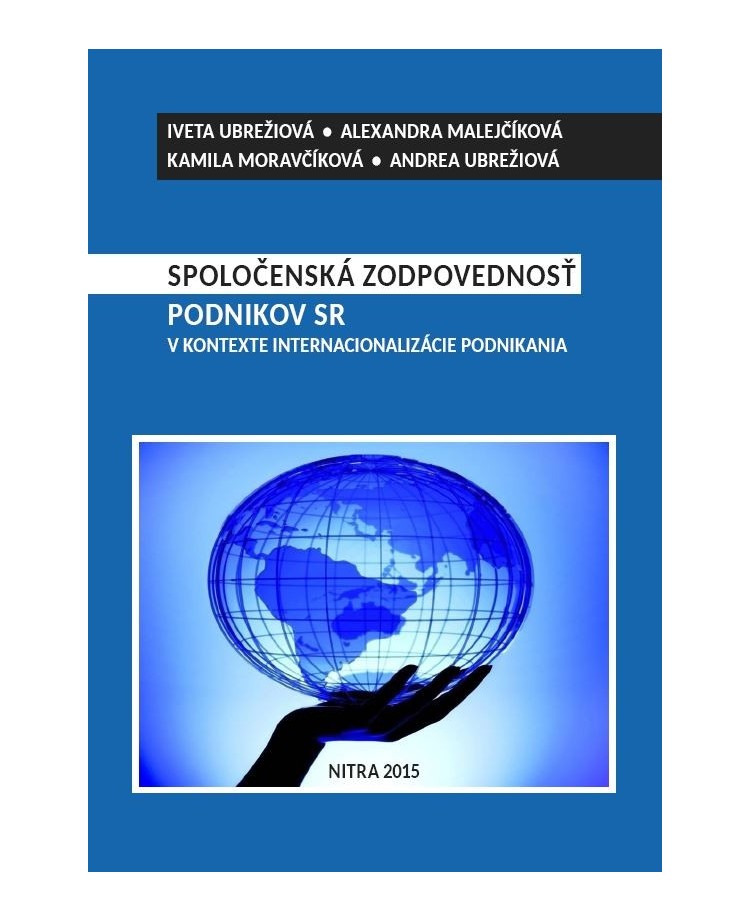 Spoločenská zodpovednosť podnikov SR v kontexte internacionalizácie podnikania