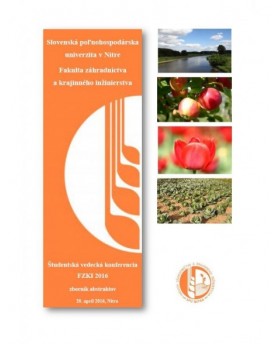 Študentská vedecká konferencia FZKI 2016