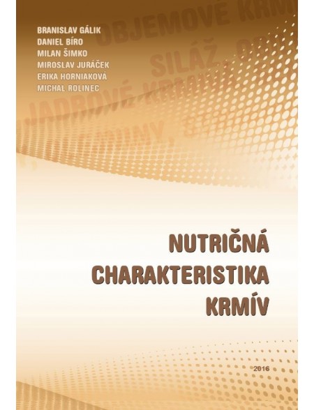 Nutričná charakteristika krmív