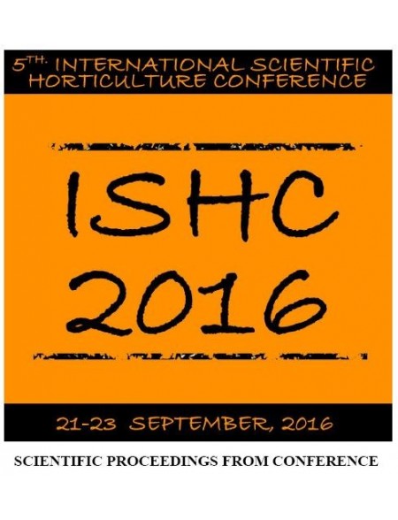 5-th International Scientific Horticulture Conference – ISHC 2016