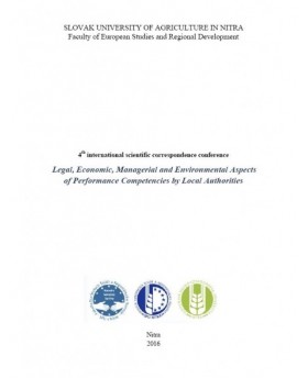 Legal, Economic, Managerial and Environ. Aspects of Performance Competencies by Local Authorities