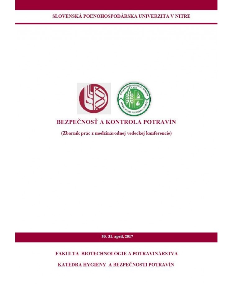 Bezpečnosť a kontrola potravín 2017