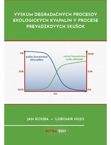 Výskum degradačných procesov ekologických kvapalín v procese prevádzkových skúšok