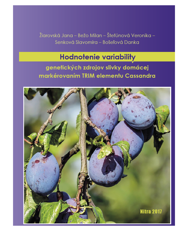 Hodnotenie variability genetických zdrojov slivky domácej markérovaním TRIM elementu Cassandra