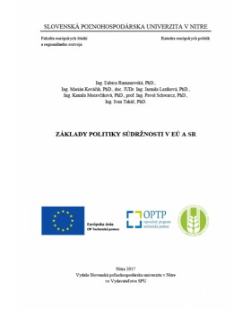 Základy politiky súdržnosti v EÚ a SR