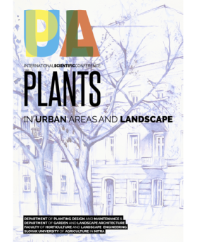PUAL - Plants in Urban Areas and Landscape - International Scientific Conference