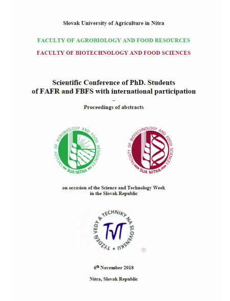 Scientific Conference of PhD. Students of FAFR and FBFS with international participation - 2018