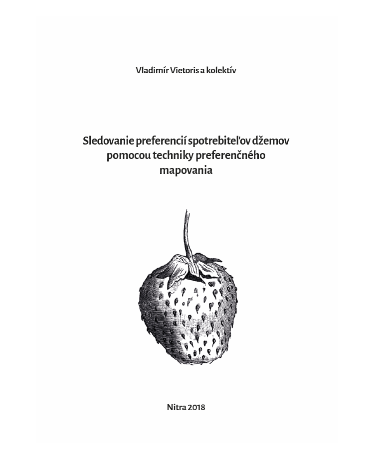 Sledovanie preferencií spotrebiteľov džemov pomocou techniky preferenčného mapovania