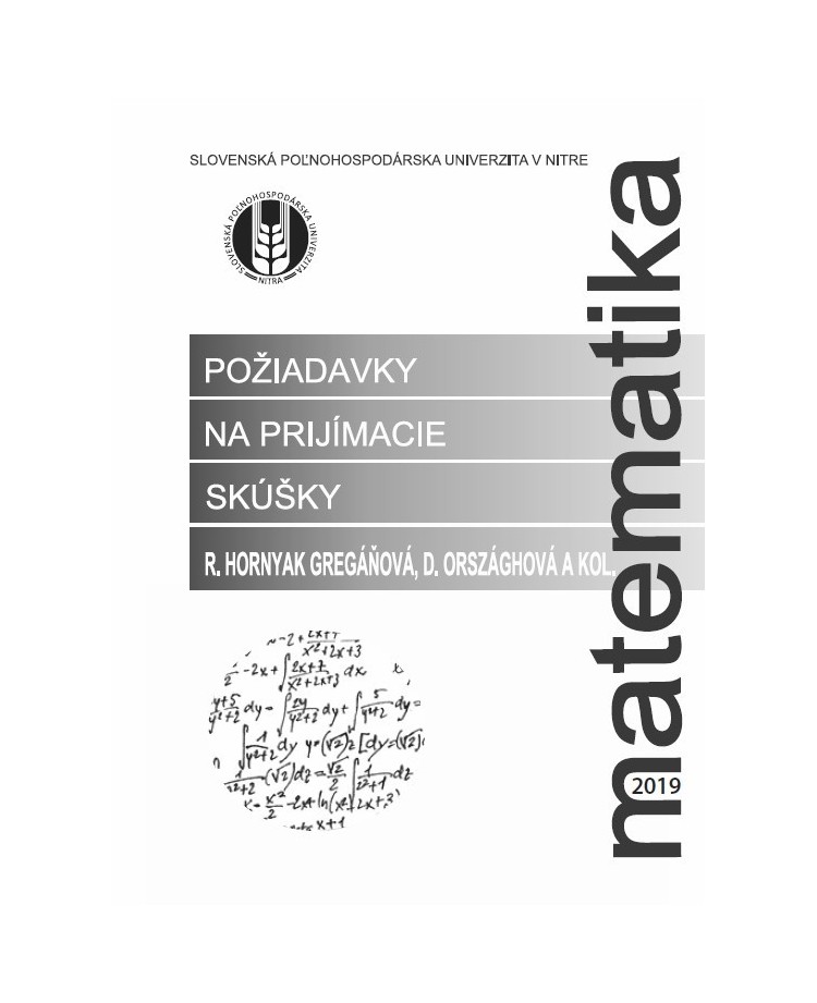 Požiadavky na prijímacie skúšky - Matematika