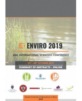 ENVIRO Nitra 2019 - 24-th International Scientific Conference - Summary of Scientific Abstracts