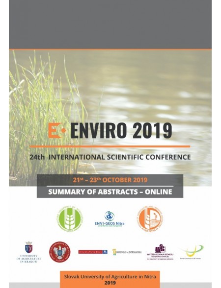 ENVIRO Nitra 2019 - 24-th International Scientific Conference - Summary of Scientific Abstracts