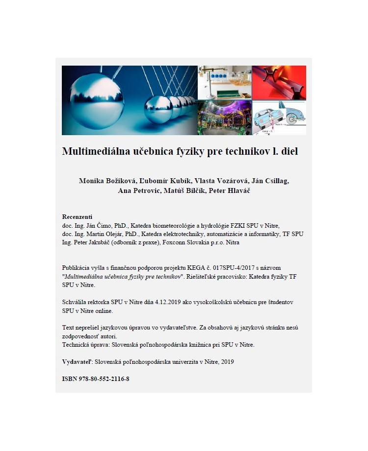 Multimediálna učebnica fyziky pre technikov - 1. diel