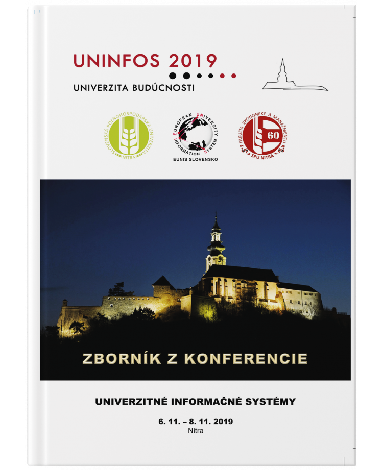 UNINFOS 2019 - Univerzitné informačné systémy - zborník príspevkov