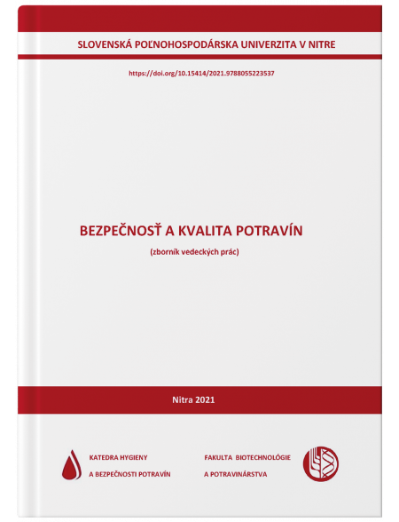 Bezpečnosť a kvalita potravín - zborník vedeckých prác