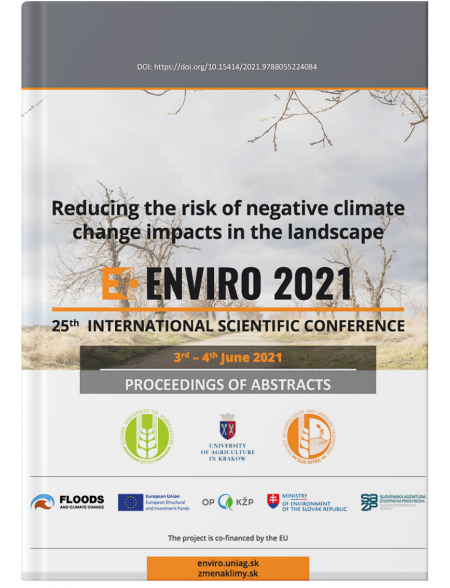 ENVIRO 2021 - Reducing the risk of negative climate change impacts in the landscape
