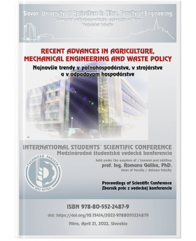 Recent Advances In Agriculture, Mechanical Engineering And Waste Policy - Proceedings of Scientific Conference 2022