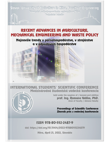 Recent Advances In Agriculture, Mechanical Engineering And Waste Policy - Proceedings of Scientific Conference 2022